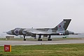 .. but poor conditions to the eastern end and elsewhere around the airfield meant that Avro Vulcan B.2, XH558, could only perform a fast taxi run.