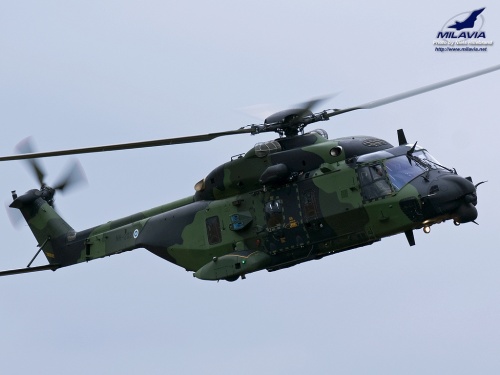 Finnish NH90 Tactical Transport Helicopter Wallpaper