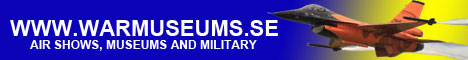 Website focused on War Museums in Sweden, also includes past Air Shows and Military Events, Cemeteries & Memorials, Relics, and interesting military museums in other countries.