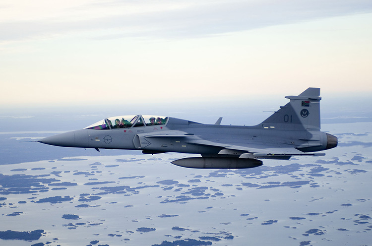 A Força Aérea da África do Sul está sem condições financeiras para manter seus caças Gripen voando