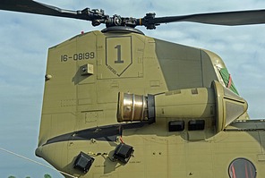 Close up rear CH-47F Chinook