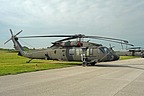 The Black Hawk #11-20346 parked on south side of the taxiway