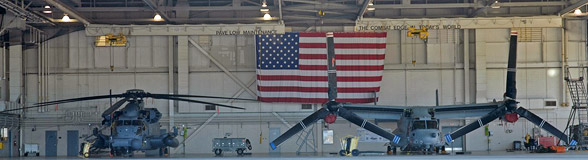 Old and New at Hurlburt Field: MH-53M Pave Low IV and the CV-22B Osprey