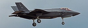 F-35A 15-5183, sporting the 34th Fighter Squadron "Rams" badge, landing at Aviano AB on Saturday afternoon, May 25, 2019. 