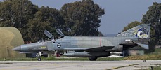 HAF 339 Squadron 'Ajax' F-4E AUP (01505) with 1974-2014 40 Years Phantom II anniversary tail