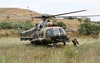 Hungarian Mi-17 Hip landing zone
