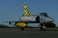 Specially painted Arme de l'Air Mirage 2000C, note the tiger on the rear fuselage.