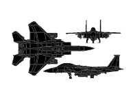 F-15E 3view