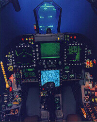 F/A-18E cockpit