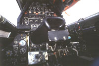 Tu-22 weapon officer station
