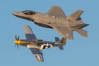 USAF Heritage Flight P-51D &  F-35A