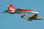 RCAF Heritage Flight CF-188 & DH115