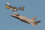 USAF Heritage Flight P-51D &  F-35A