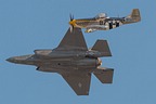 USAF Heritage Flight P-51D &  F-35A