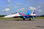 Su-30SM of the Russkiye Vityazi display team