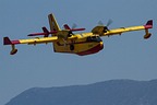 HAF CL-415 water bomber demo