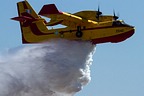 HAF CL-415 water bomber demo