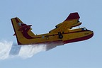 HAF CL-415 water bomber demo