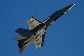 Spanish Air Force F-18 Hornet Demo