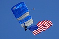 U.S. Air Force Academy 'Wings of Blue' Parachute team opened the Aviation Nation 2009 air show