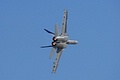 U.S. Navy F/A-18F Super Hornet afterburner turn