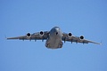 U.S. Air Force C-17A Globemaster III about to lower its gear