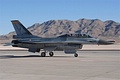 Nice shot of the Royal Netherlands Air Force F-16BM on Nellis' taxiways