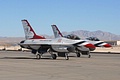 Pair of U.S. Air Force Thunderbirds F-16s