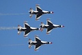 U.S. Air Force Thunderbirds formation fly-by