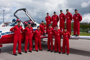 Snowbirds Pilots and PAO