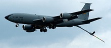 USAF KC-135 fly-by