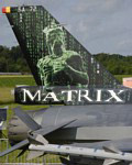 Belgian F-16 with Matrix tail art