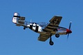 P-51D Mustang arriving