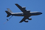 KC-135R Stratotanker fly-by with extended boom