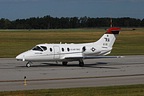 99th FTS T-1A Jayhawk with red 'Tuskegee Airmen' tail visiting Portsmouth