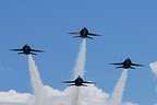 Blue Angels arrival and practise on Thursday