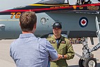 CF-18 demo pilot Captain Kean