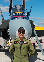 Media Day: Capt Kean CF-18 Demo Pilot