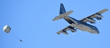 USN Leap Frogs jumping from the HC-130J Hercules