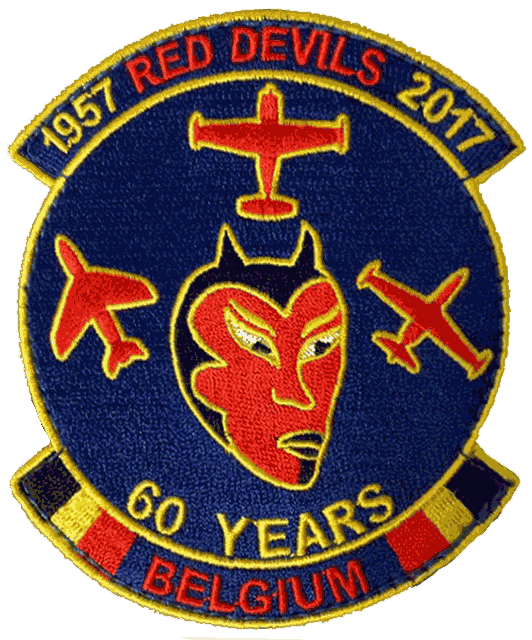 Belgian Air Force Red Devils Patch