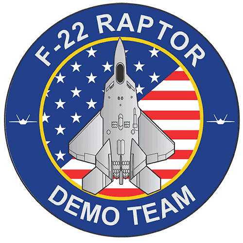 USAF F-22 Raptor Demo Team Patch