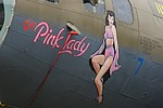 B-17 'Pink Lady' pin-up art