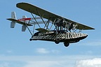 Sikorsky S-38 with zebra stripes