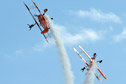 Beautiful executed split by the Breitling Wingwalkers
