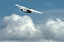 Nice contrast on the PBY Catalina and clouds