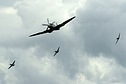 The impressive Spitfire tail chase