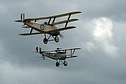 Sopwith Camel and Nieuport 17 inbound for landing