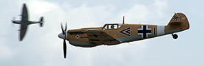 The Buch�n is a licensed Hispano-built Bf109, thus a good representative for the Messerschmidt 109 models of the 1940s
