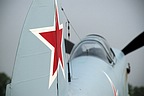 Close-up of the Yak-3 tail