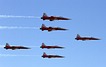 Patrouille Suisse formation display